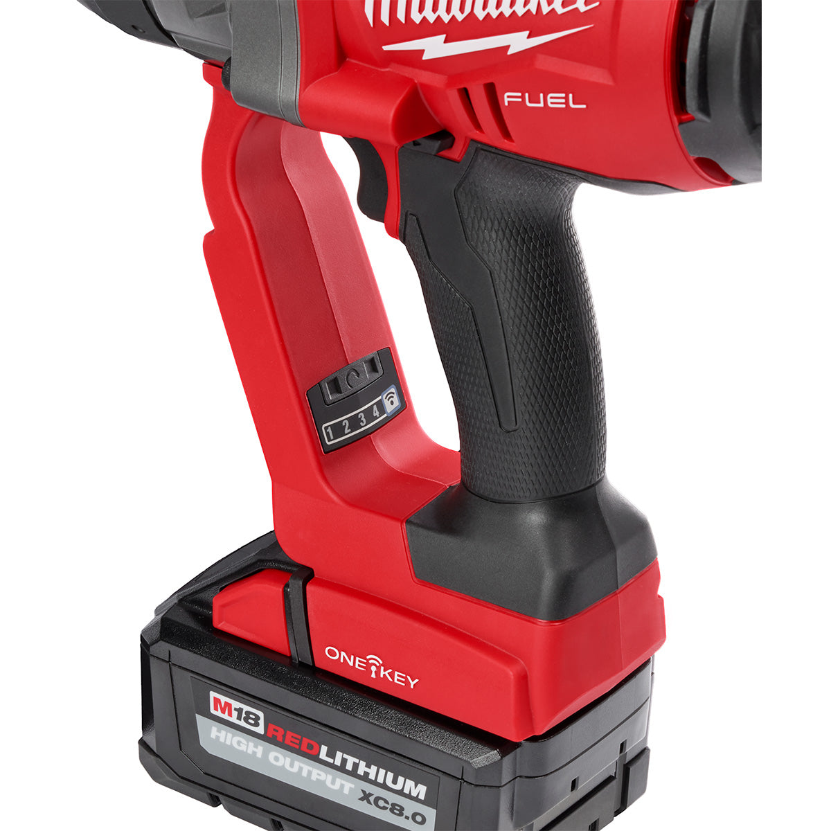 Llave De Impacto Inalámbrica Milwaukee De 1" Pulg. MW286722 | M18 One Key | 2 Baterías y Cargador