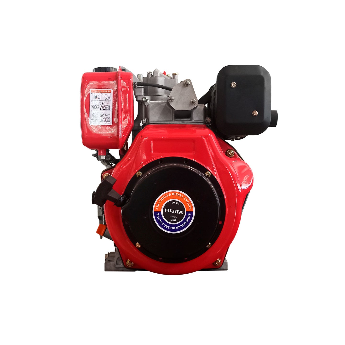 Motor A Diésel De 10 HP CP186FR Fujita | 418 CC | 4 Tiempos | Cuña/Rosca 25mm