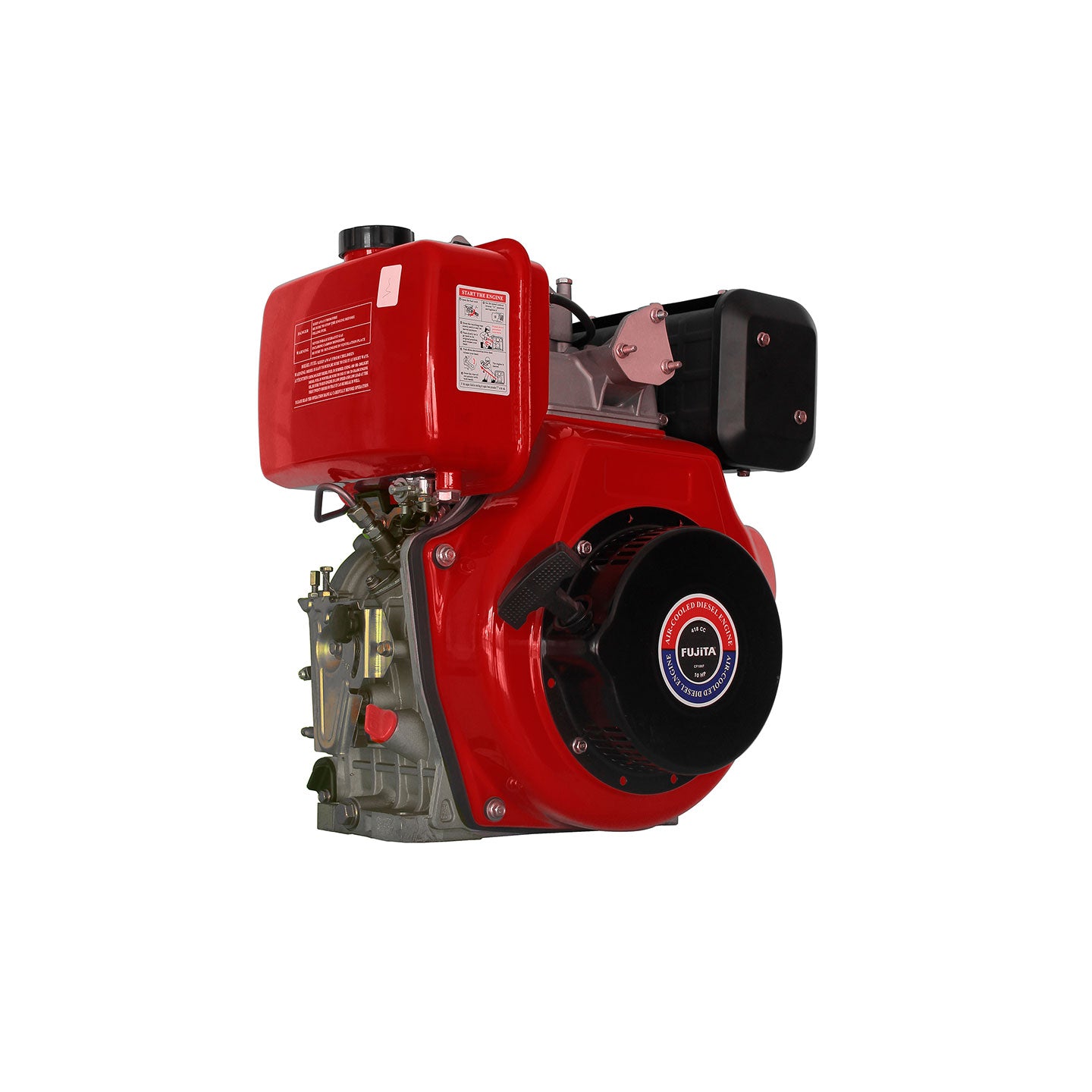 Motor A Diésel De 10 HP CP186FR Fujita | 418 CC | 4 Tiempos | Cuña/Rosca 25mm