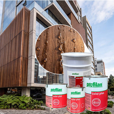 Profilan Color Plus | Recubrimiento (Lasur) Para Protección de Madera en Exteriores | Para Fachadas, Puertas, Ventanas y Pérgolas | Base Solvente