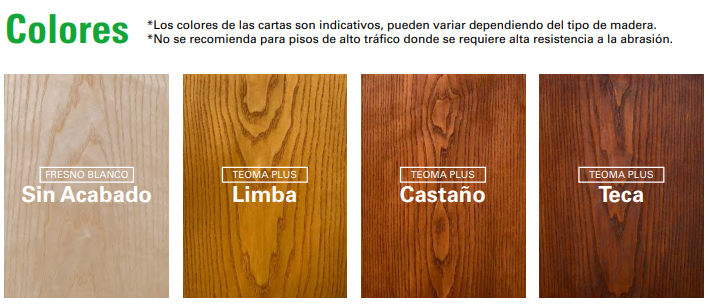 Profilan Teoma Plus | Recubrimiento (Lasur) Para Protección de Madera en Exteriores | Para Decks, Jacuzzis, Muelles y Embarcaderos | Base Solvente