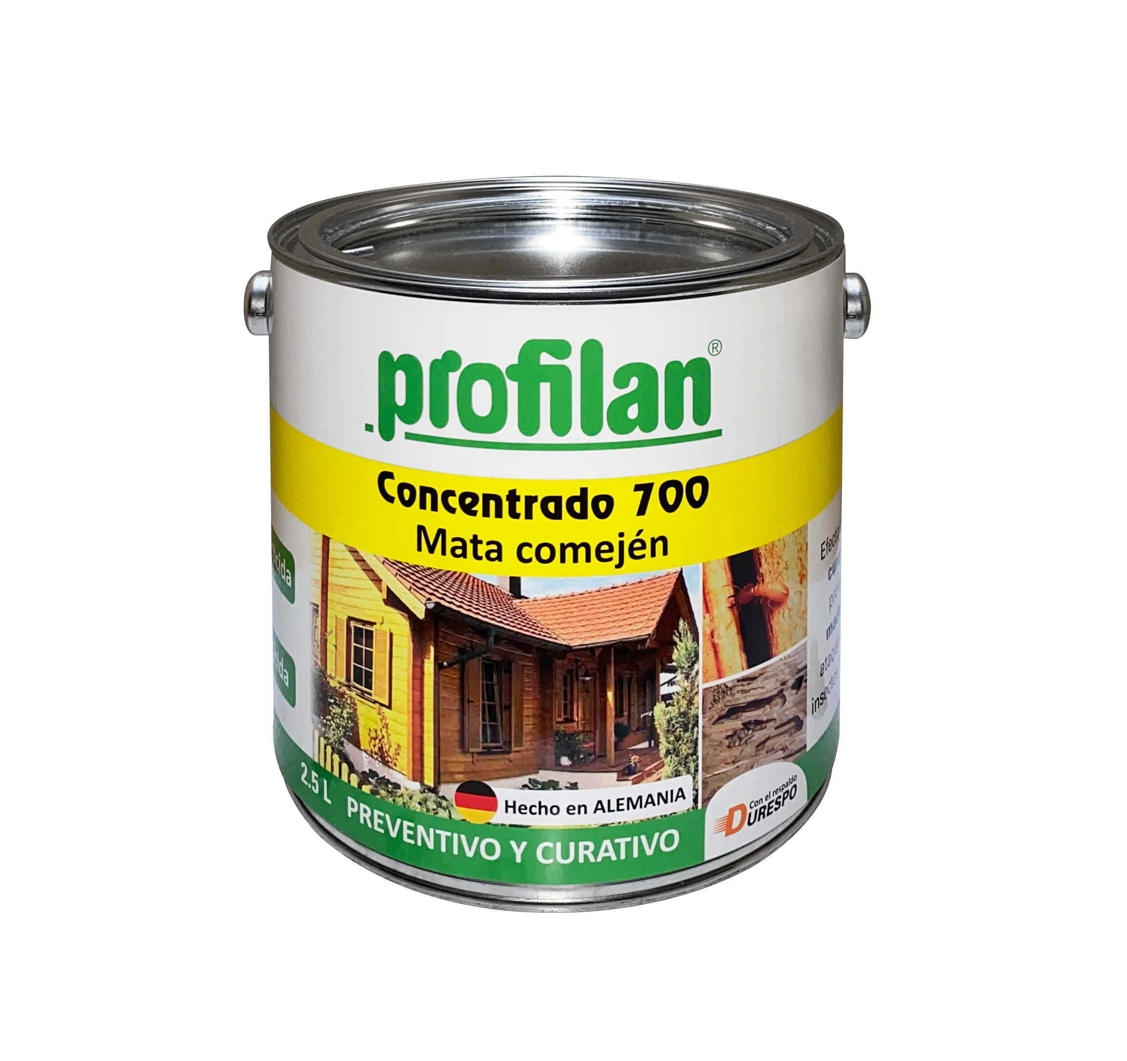 Profilan Concentrado 700 | Inmunizante Para Madera | Previene y Erradica el Comején, Termitas y Gorgojo | Base Solvente