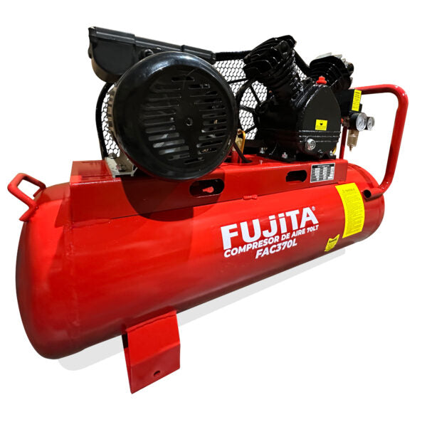 Compresor De Aire De 3.0 HP FAC370L Fujita | Tanque 70 Litros (Nuevo)
