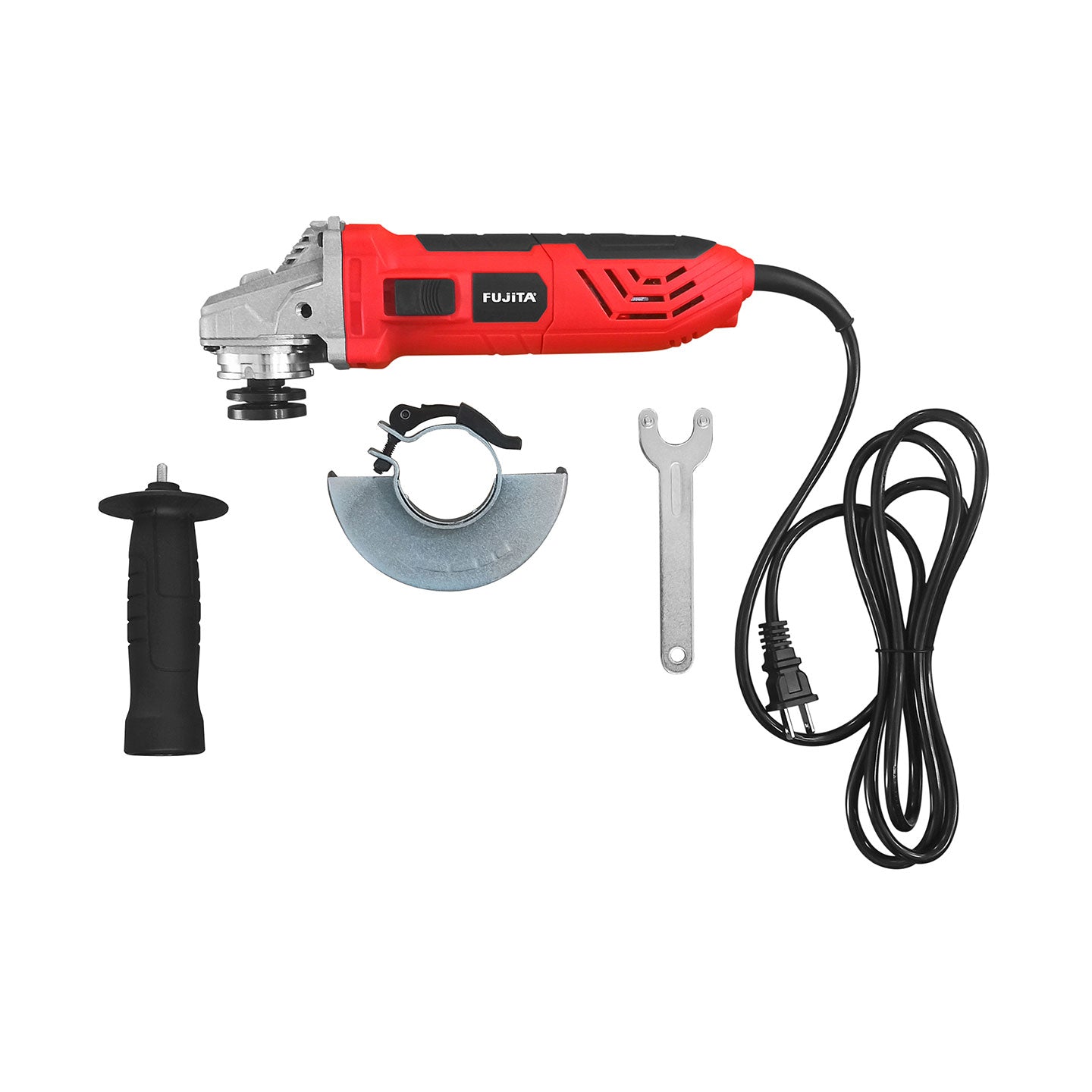 Pulidora Angular De 850W FGM3101B Fujita | Diámetro de 4 1/2" | Uso Profesional | Desbaste y Corte