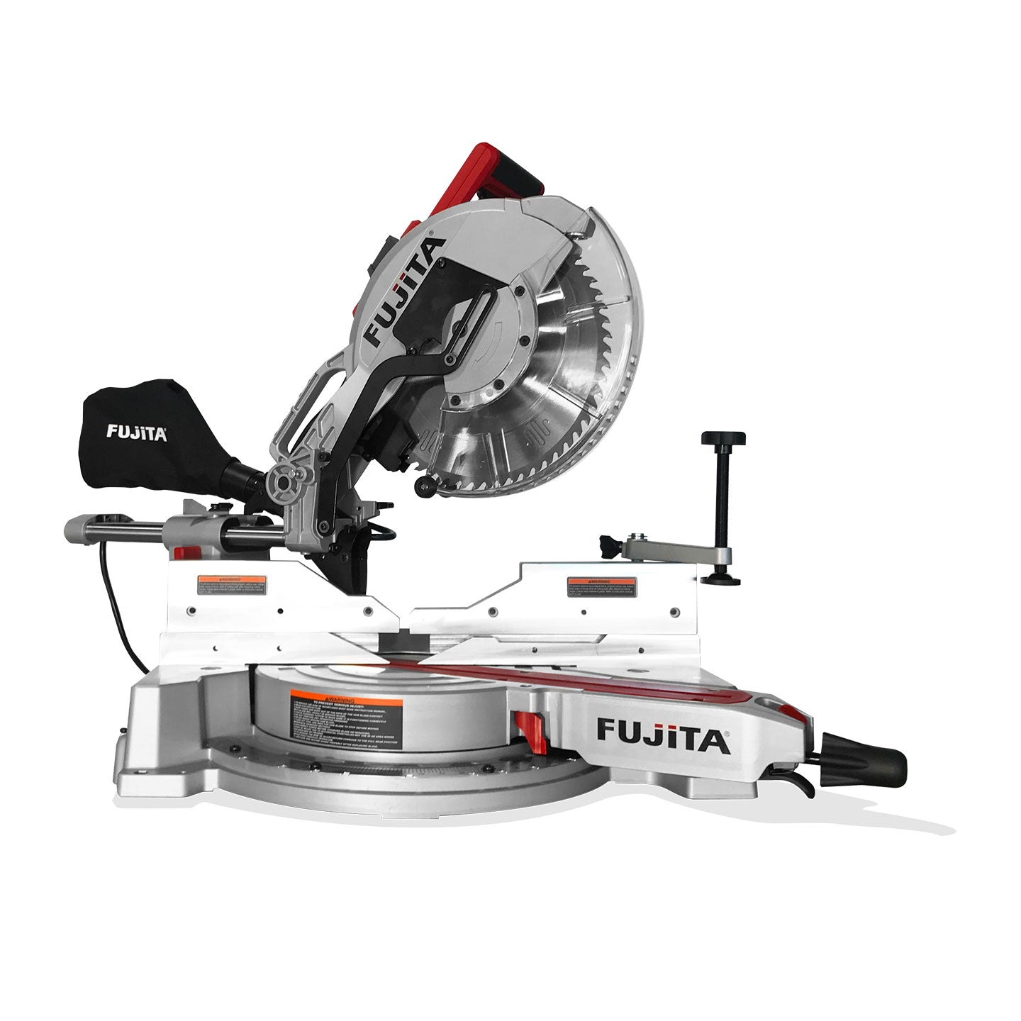 Ingleteadora Telescópica De 1.650W FMS12 Fujita | Disco de 12" | Uso Profesional