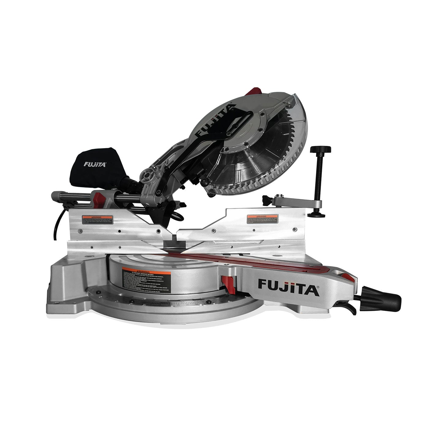 Ingleteadora Telescópica De 1.650W FMS12 Fujita | Disco de 12" | Uso Profesional