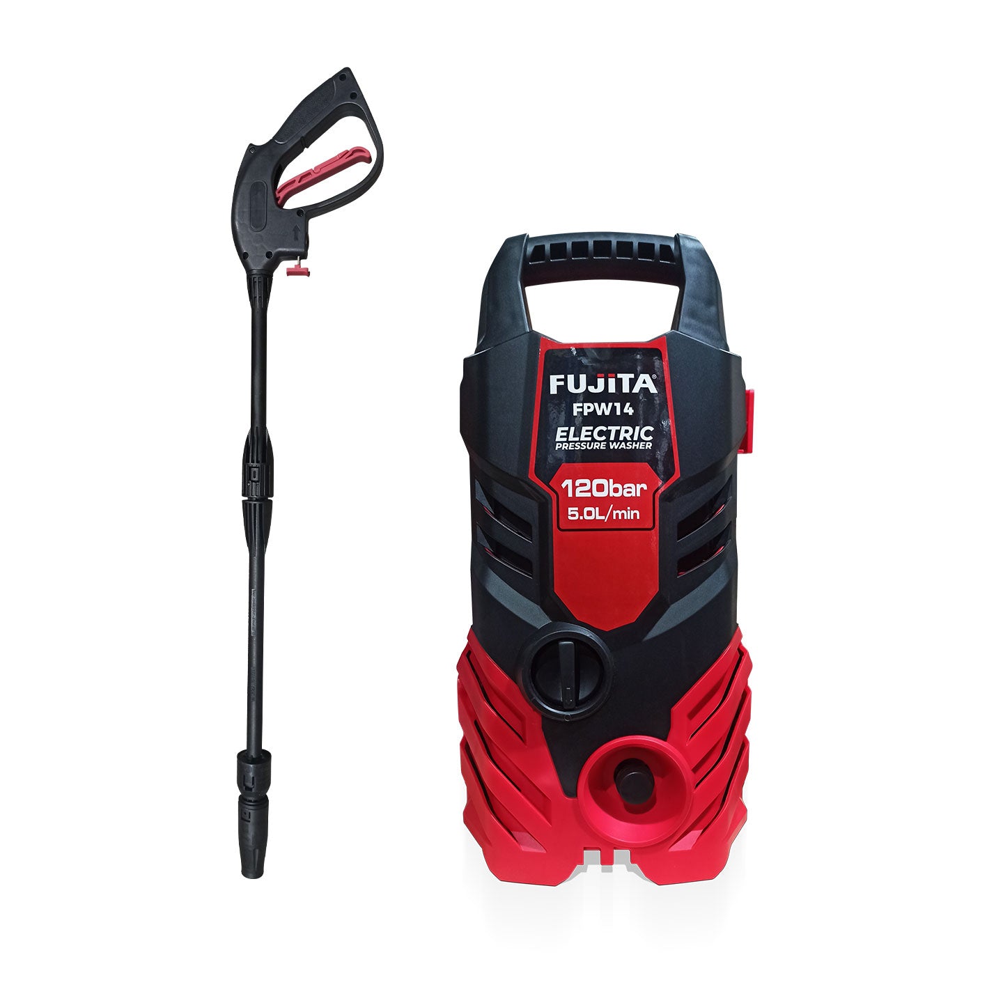 Hidrolavadora Eléctrica De 1400W FPW14 Fujita| 1740 PSI | 5.0 L/Min | Alta Presión