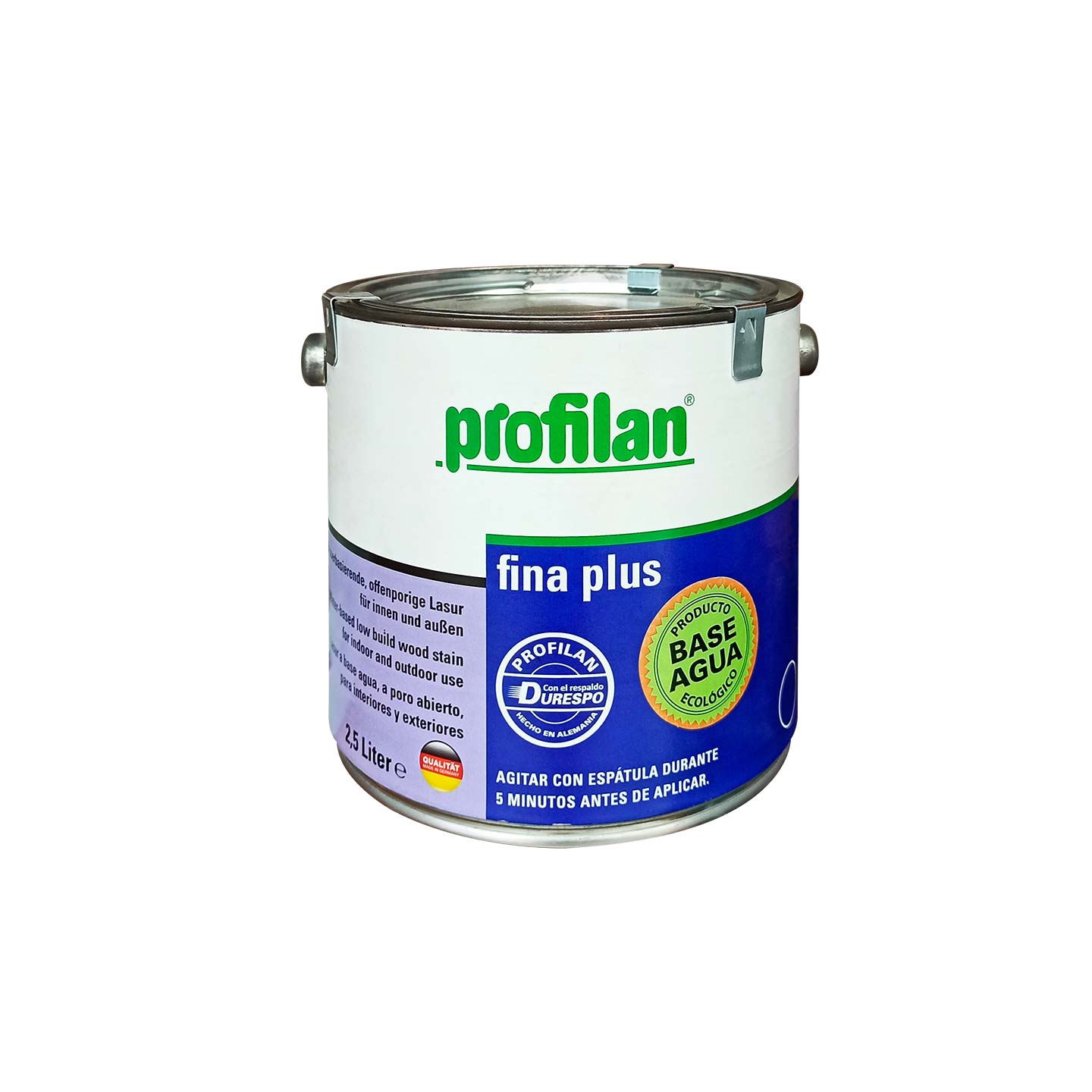 Profilan Fina Plus | Recubrimiento (Lasur) Para Protección De Madera En Exteriores | Para Fachadas, Puertas, Ventanas y Pérgolas | Base Agua