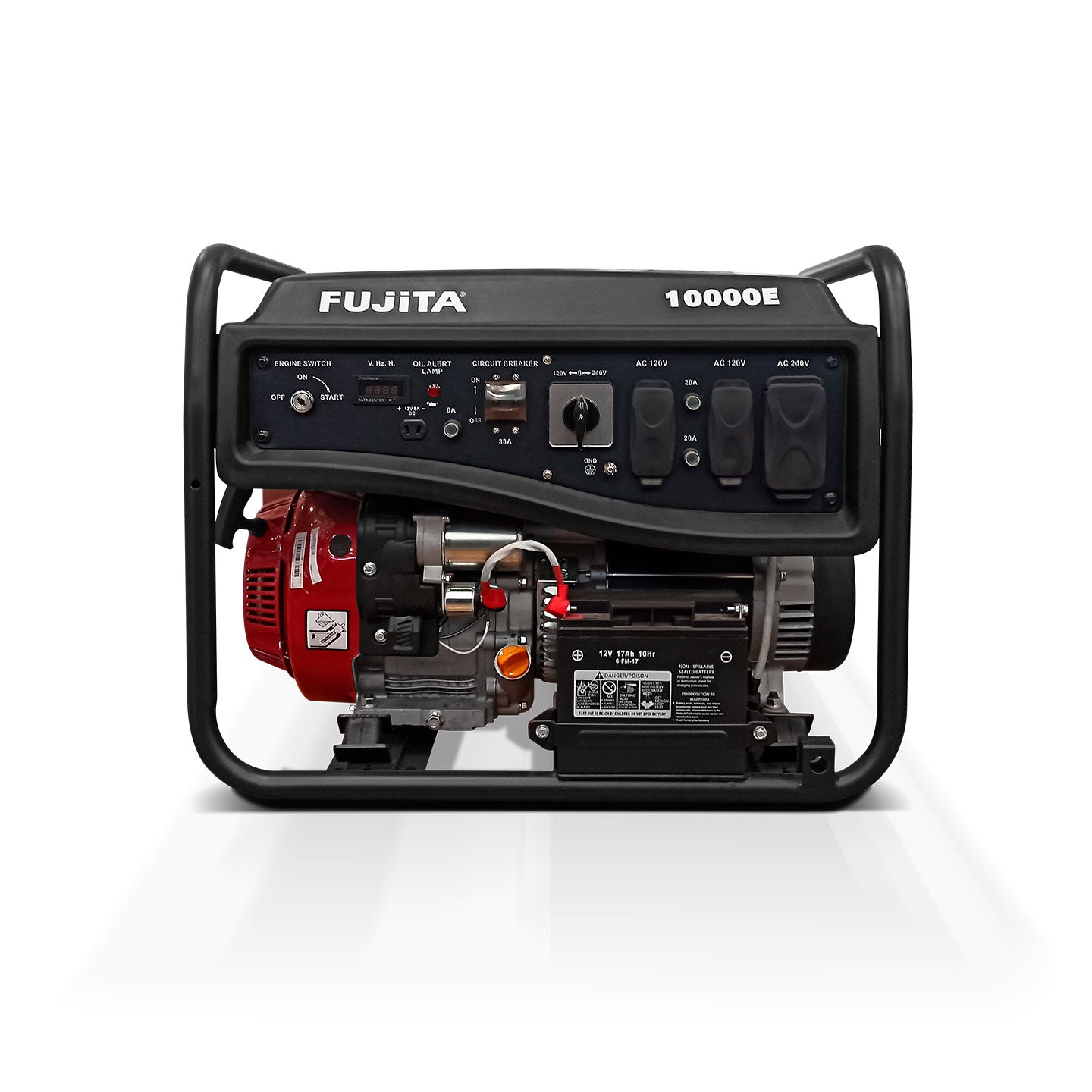 Generador De Energía A Gasolina De 8500W GD10000E Fujita| 8.2 Kw | Monofoásico