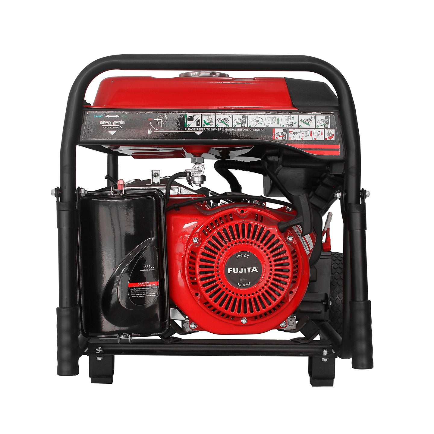 Generador De Energía A Gasolina De 6.000W GD6000E Fujita| 5.2 Kw | Monofásico