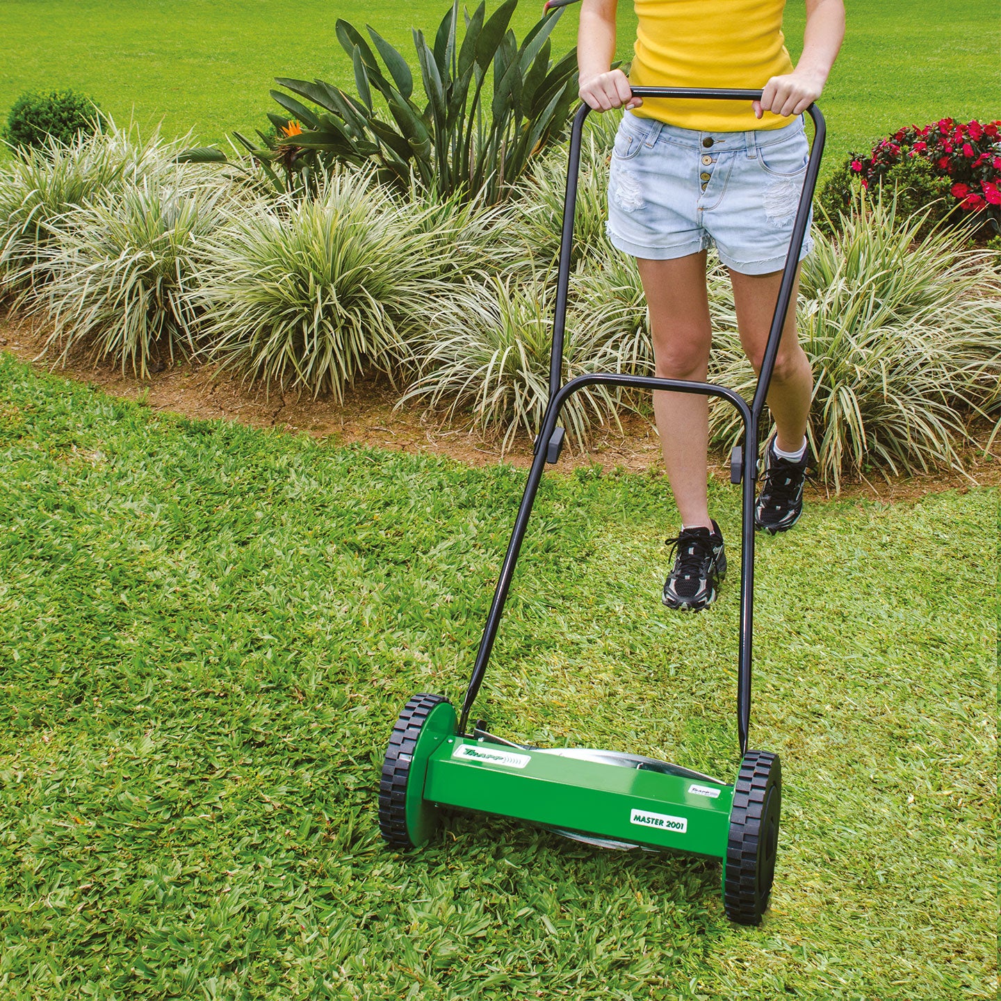 Cortacésped Manual JTR2001 TRAPP | Corte 38 cm | Ligero y Fácil De Usar