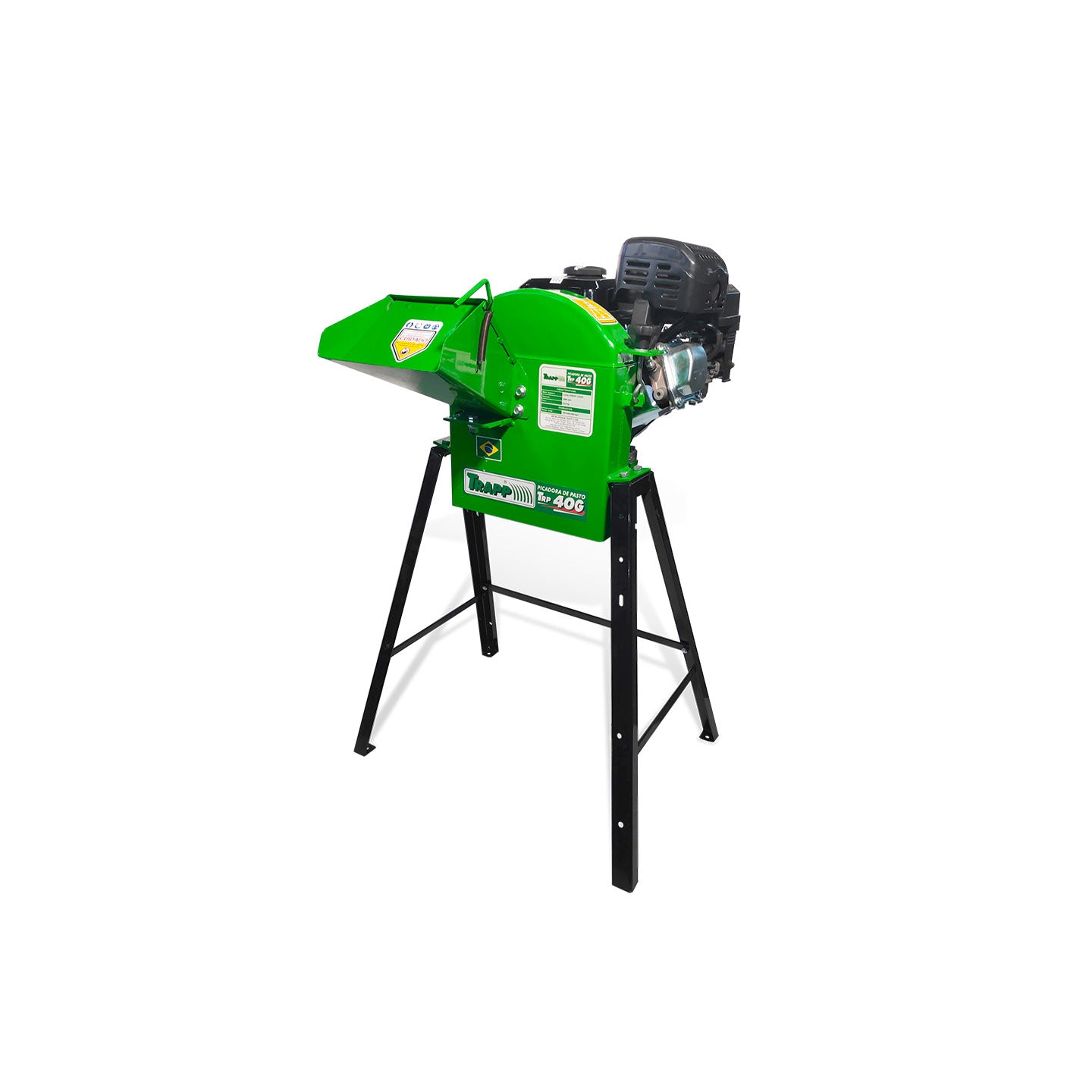 Picapasto JTRP40F TRAPP Con Motor A Gasolina de 6.5 HP | Alto Rendimiento 900 Kg/h | Forrajes y Material Verde