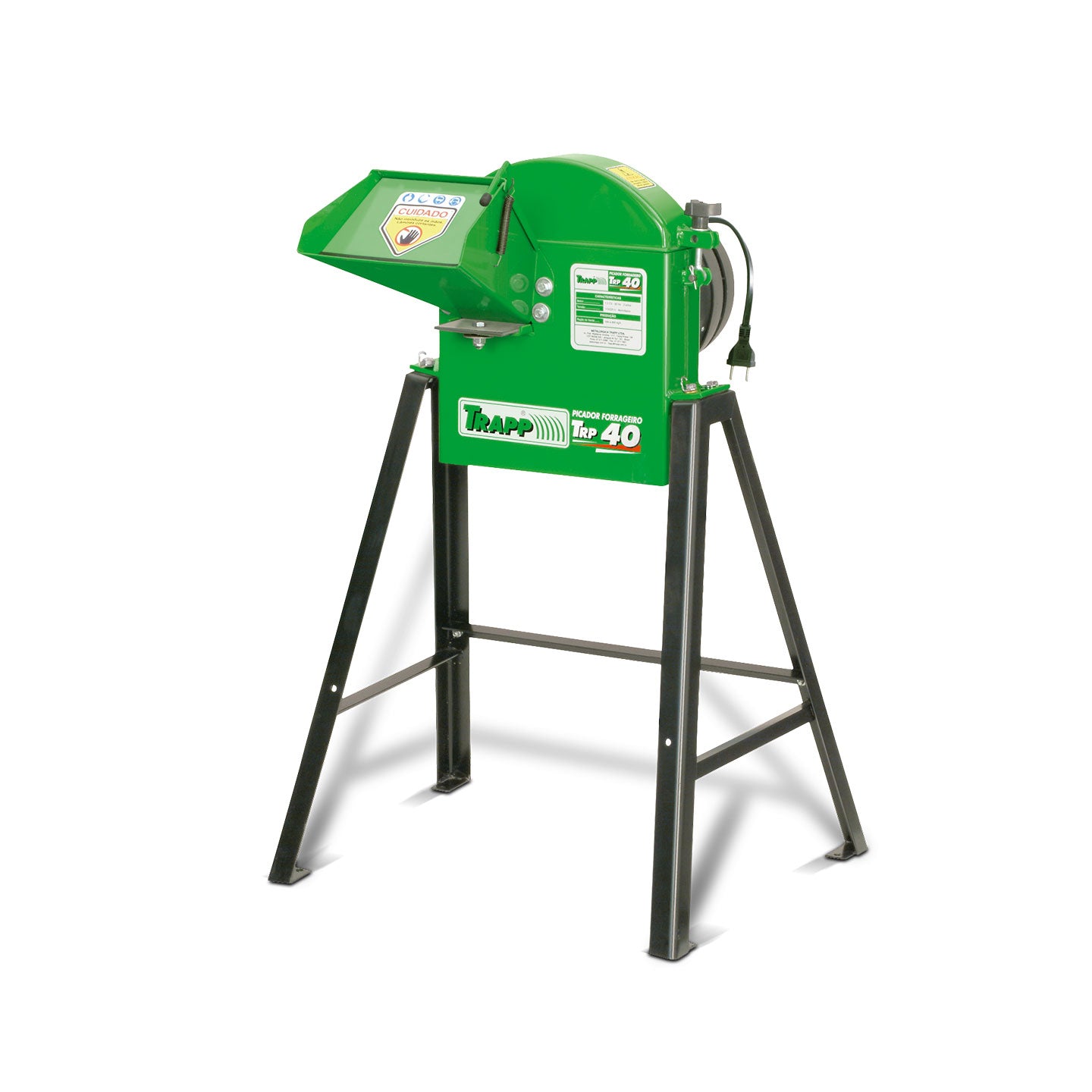 Picapasto JTRP40 TRAPP Con Motor Eléctrico de 1.5 HP | Alto Rendimiento 900 Kg/h | Forrajes y Material Verde