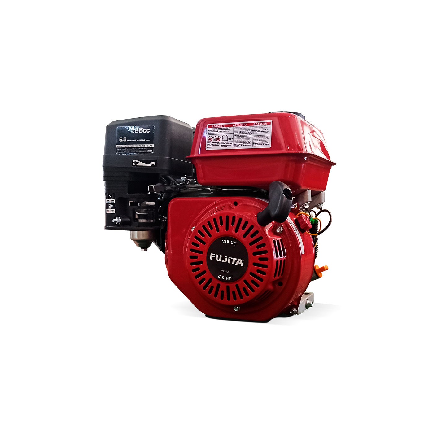 Motor A Gasolina De 6.5 HP MD65CR Fujita| 196 CC | 4 Tiempos | Cuña/Rosca 3/4"