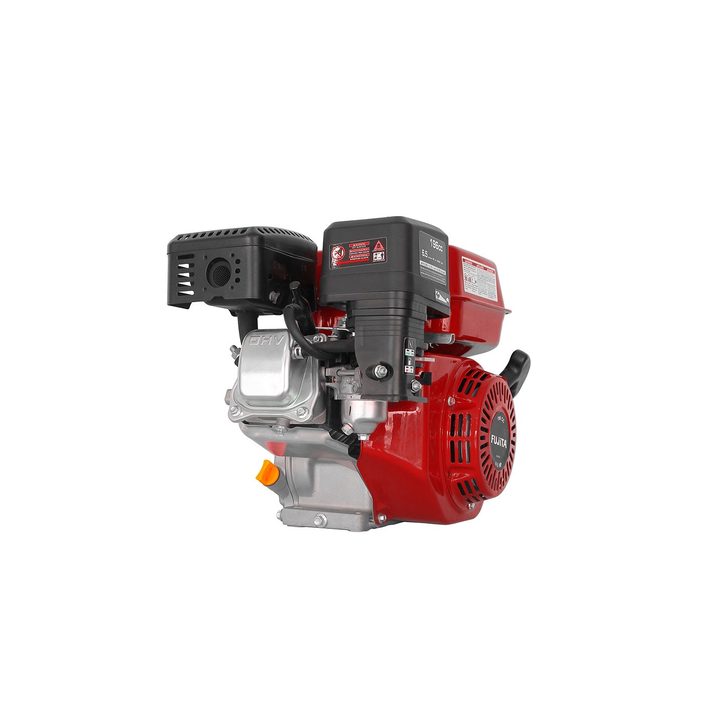 Motor A Gasolina De 6.5 HP MD65CR Fujita| 196 CC | 4 Tiempos | Cuña/Rosca 3/4"