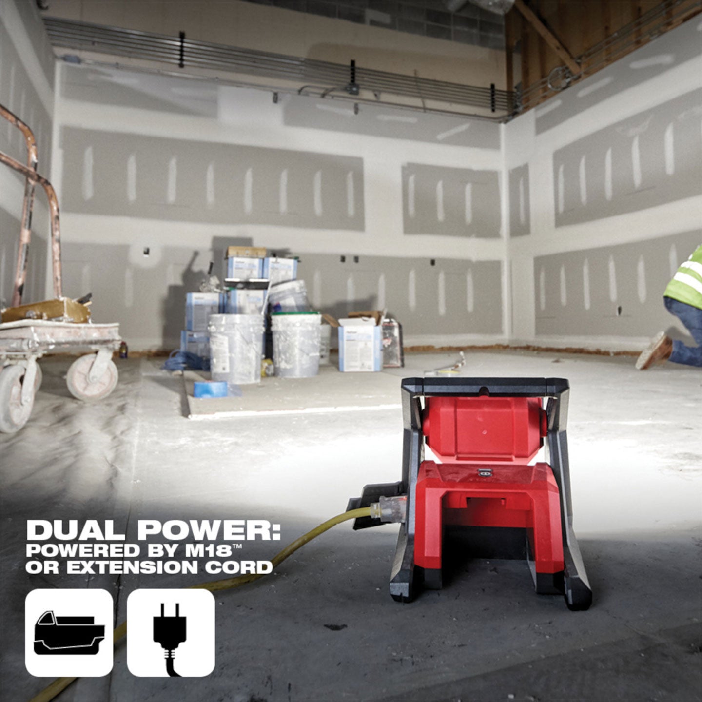 Reflector Inalámbrico Milwaukee 4.000 lumenes | M18 | Sin Batería | MW236620