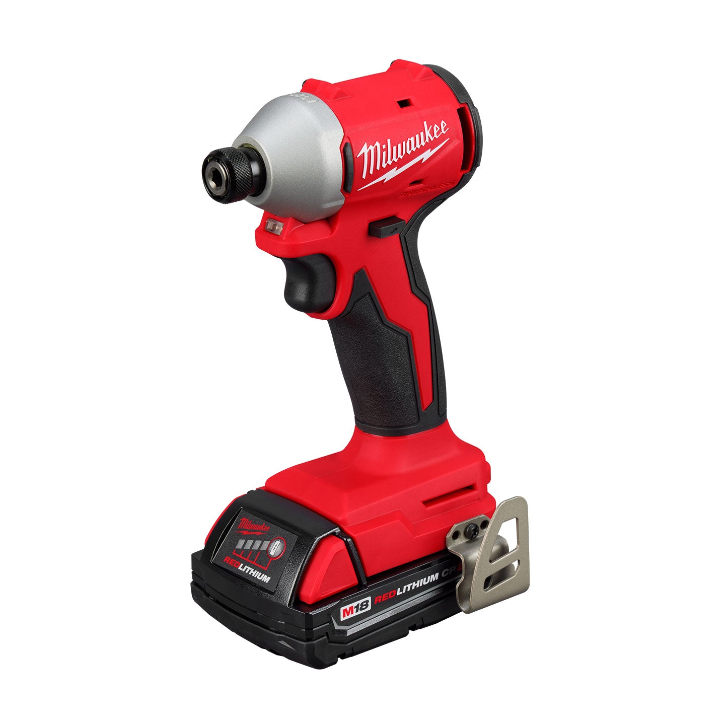 Atornillador De Impacto Inalámbrico Milwaukee De 1/4" Pulg. MW365021P | M18 | 1 Batería y Cargador