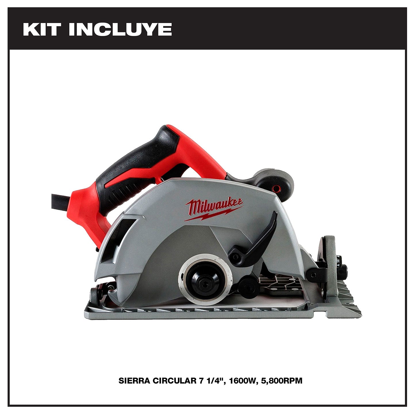 Sierra Circular Milwaukee De 7 1/4" Pulgadas MW643020 | 1.600W | Potencia y Agilidad