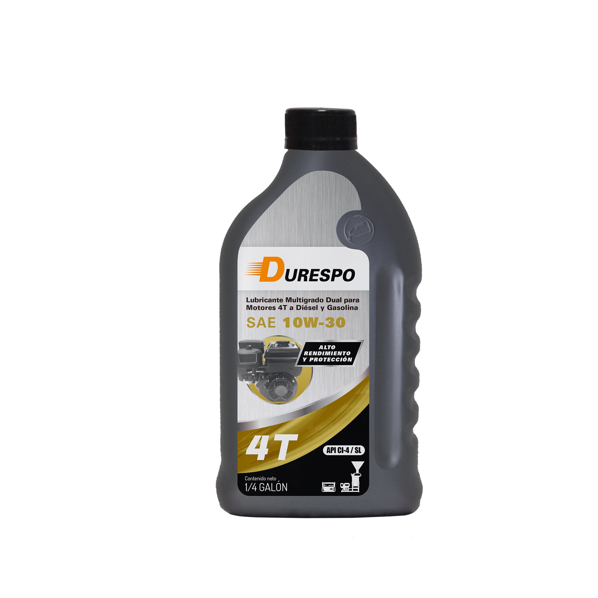 Lubricante Multigrado Para Motores 4T a Gasolina y Diesel | SAE 10W30 | Marca Durespo