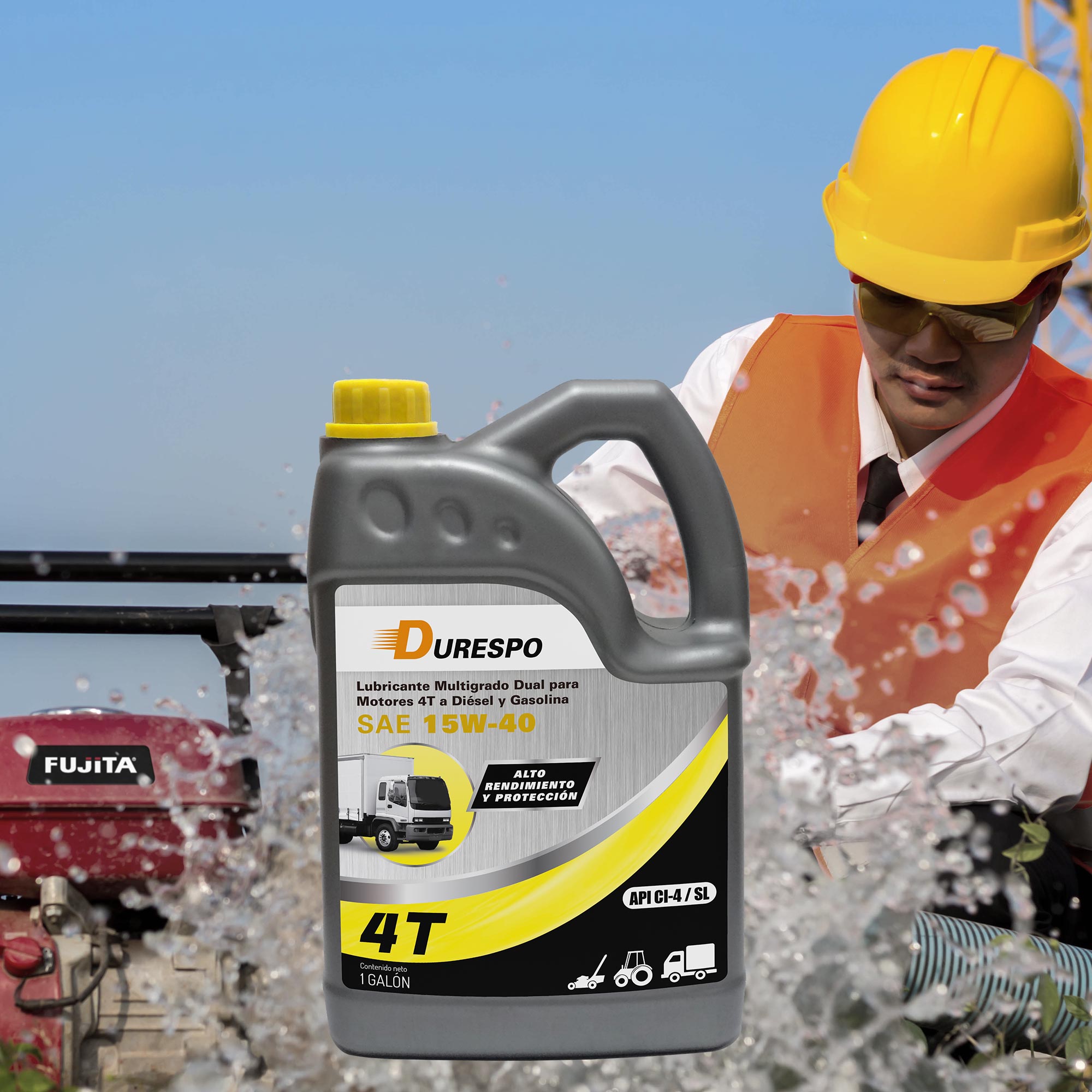 Lubricante Multigrado Para Motores 4T a Diesel | SAE 15W40 | Marca Durespo