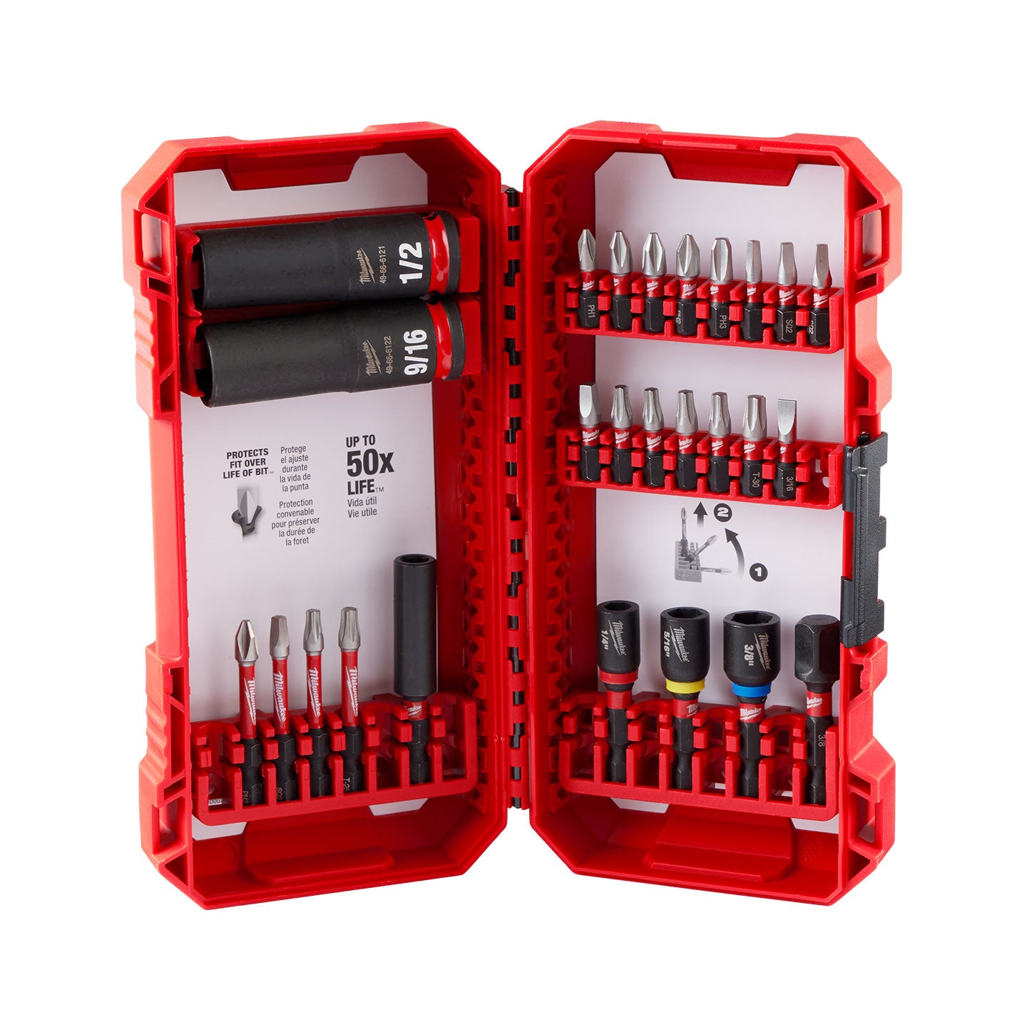 Set De Puntas De Impacto X 26 Pcs Milwaukee
