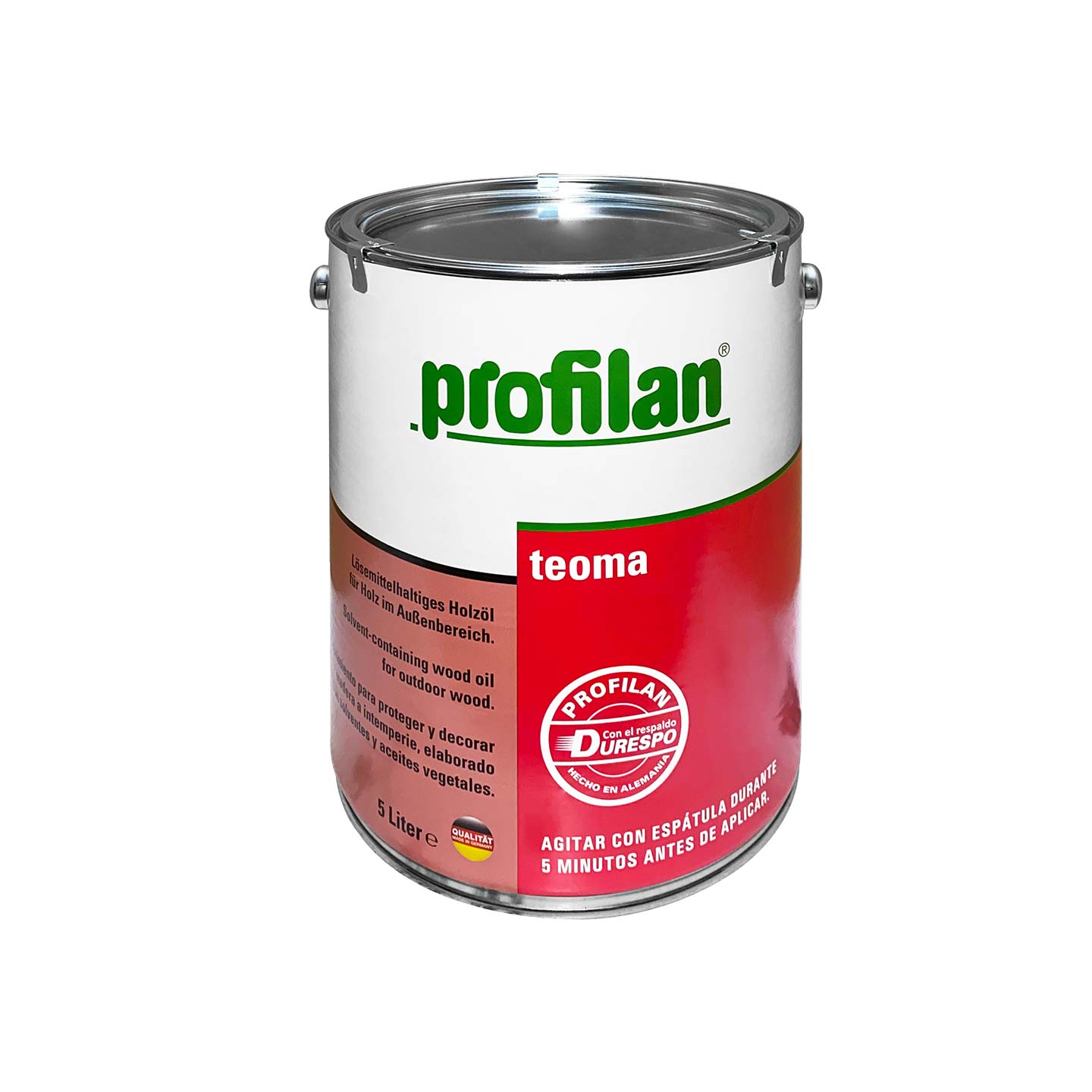 Profilan Teoma | Recubrimiento (Lasur) Para Protección de Madera en Exteriores | Para Juegos Infantiles, Saunas, Muebles y Decks | Base Solvente