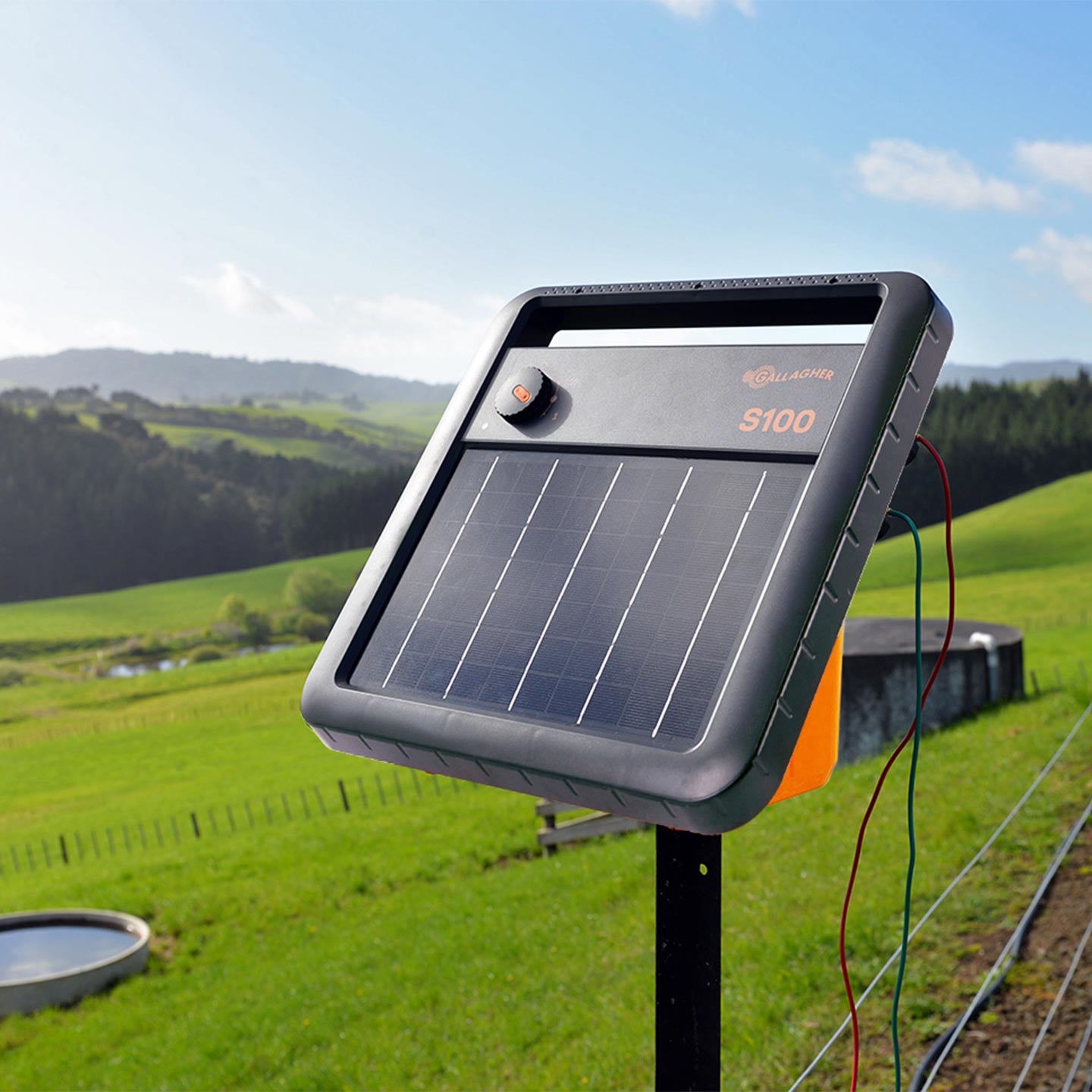 Impulsor Solar Portátil Para Cercas Eléctricas S100 Gallagher | 10 Km | ZG34630