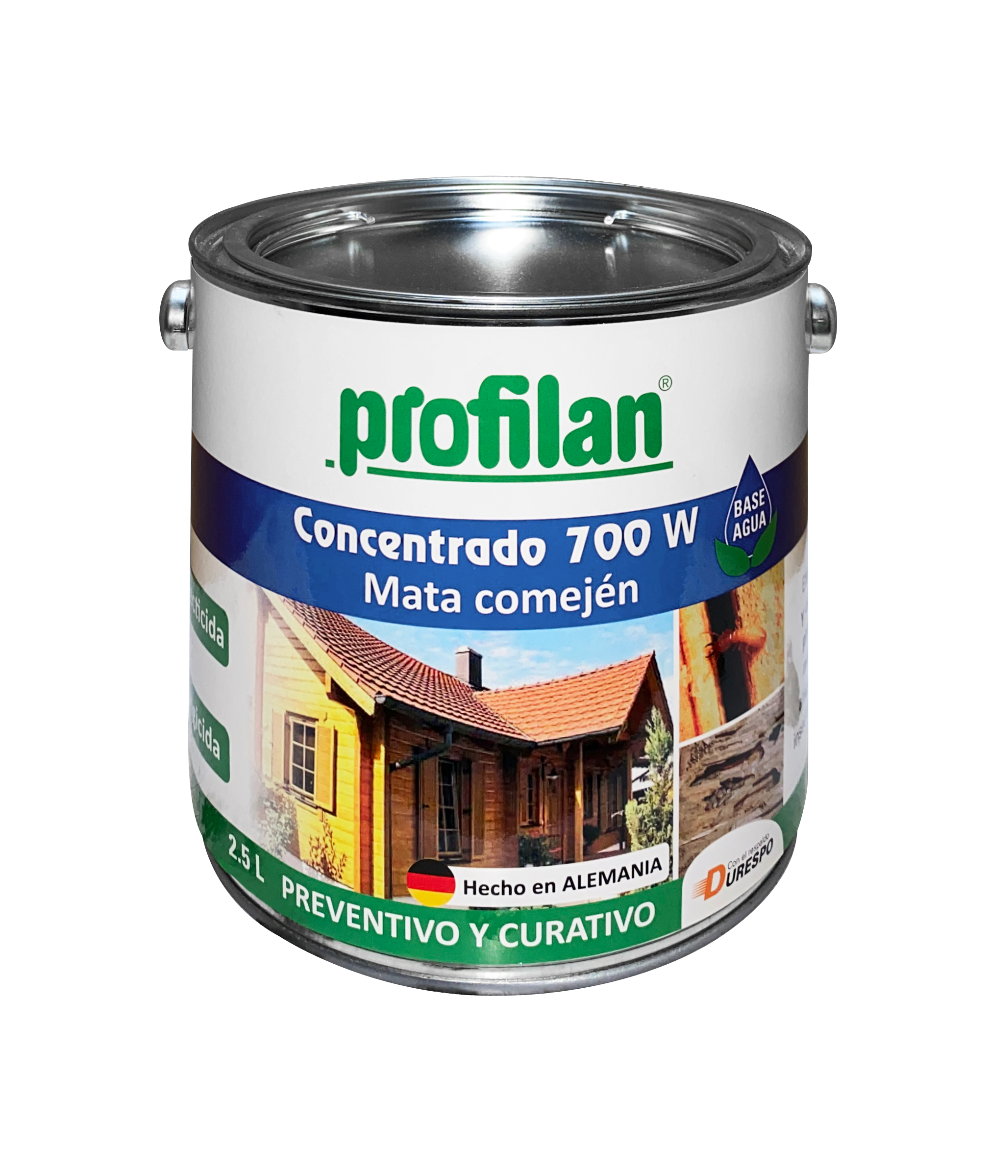 Profilan Concentrado 700W | Inmunizante Para Madera | Previene y Erradica El Comején, Termitas y Gorgojo | Base Agua