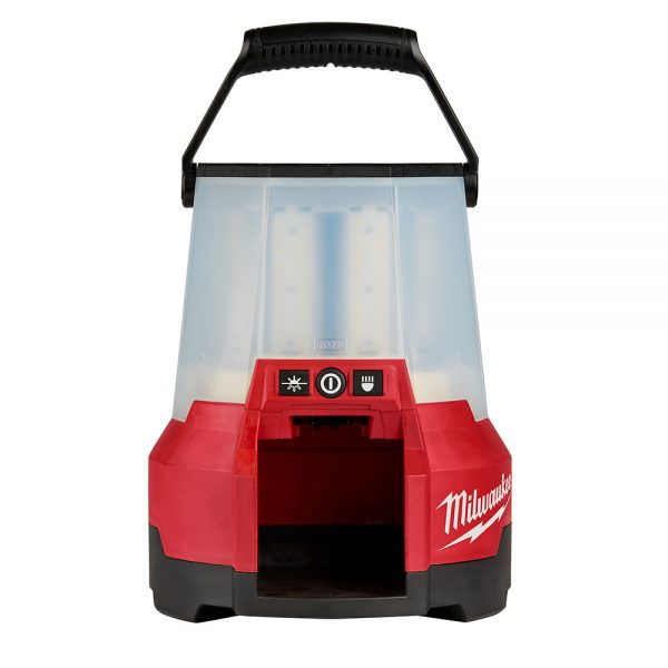M18™ 18-voltios, linterna iluminacion 360 grados 2145-20 Milwaukee RADIUS™ 4400 lumens alta definicion, alimentación AC/DC sin batería