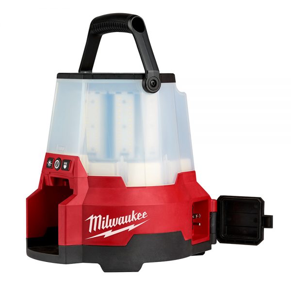 M18™ 18-voltios, linterna iluminacion 360 grados 2145-20 Milwaukee RADIUS™ 4400 lumens alta definicion, alimentación AC/DC sin batería - Imagen 2