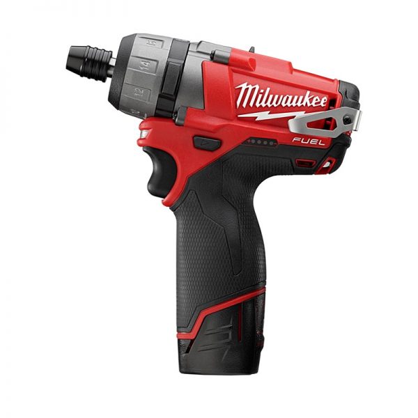 M12™ FUEL Brushless 12-voltios Atornillador de impacto hexagonal de 1/4" inalámbricos 2402-22 Milwaukee, con dos baterías ion de litio compactas de 2.0 amperios, incluye estuche y cargador - Imagen 2