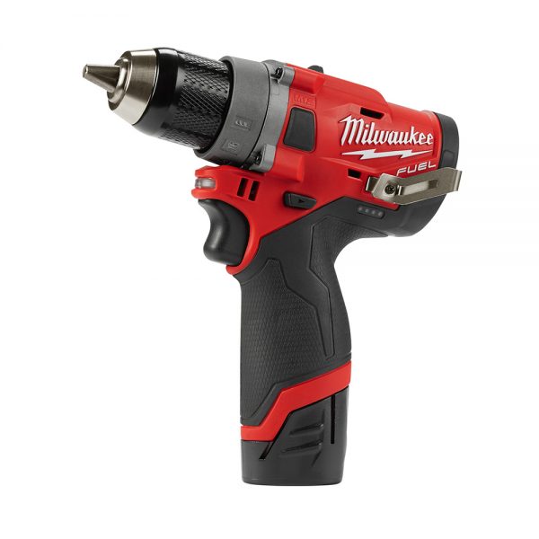 Milwaukee M12™ FUEL Sin Escobillas12-voltios, Taladro/Atornillador de 1/2” inalámbrico con dos baterías ion de litio de 4.0 amperios, MW250322, incluye estuche y cargador multivoltaje - Imagen 3