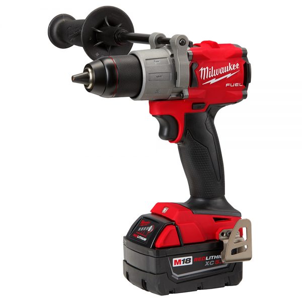Milwaukee M18™ FUEL Kit Brushless 18-voltios ion de Litio Taladro Percutor/Atornillador de 1/2” pulgada inalámbrico con dos baterías de 5.0 amperios, MW280422, incluye estuche y cargador multivoltaje - Imagen 10