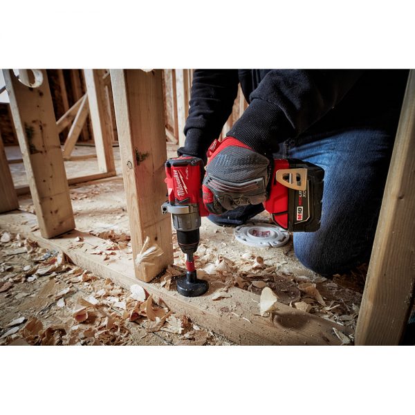 Milwaukee M18™ FUEL Kit Brushless 18-voltios ion de Litio Taladro Percutor/Atornillador de 1/2” pulgada inalámbrico con dos baterías de 5.0 amperios, MW280422, incluye estuche y cargador multivoltaje - Imagen 17