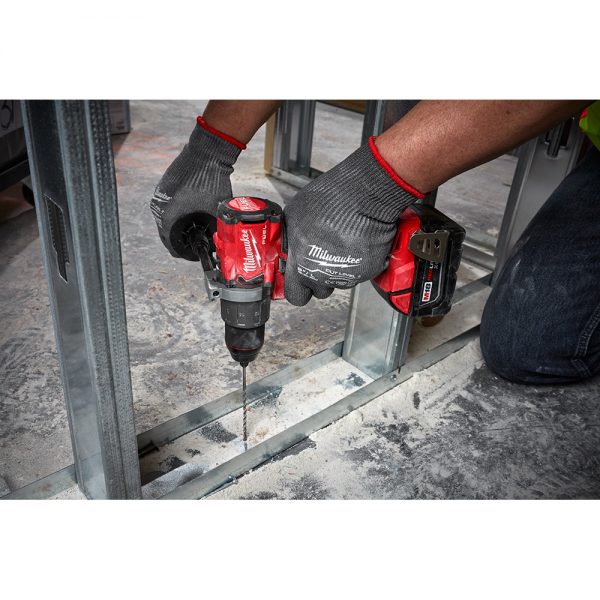 Milwaukee M18™ FUEL Kit Brushless 18-voltios ion de Litio Taladro Percutor/Atornillador de 1/2” pulgada inalámbrico con dos baterías de 5.0 amperios, MW280422, incluye estuche y cargador multivoltaje - Imagen 15