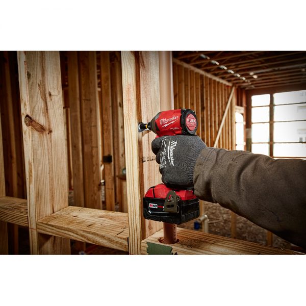 M18™ FUEL Brushless 18-voltios Atornillador de impacto hexagonal de 1/4" inalámbricos 2853-22 Milwaukee, con dos baterías ion de litio de 5.0 amperios, incluye estuche y cargador - Imagen 12