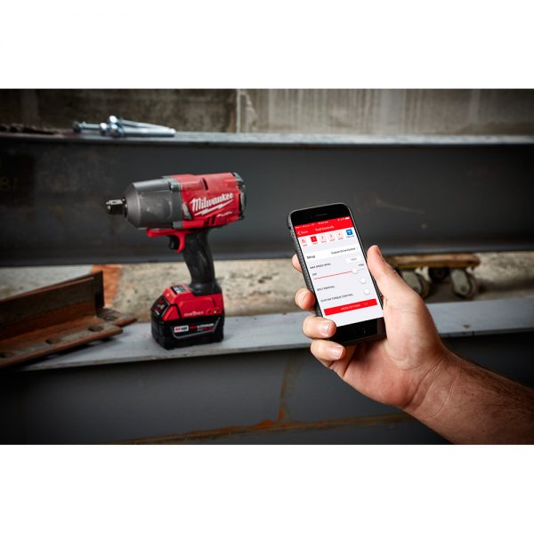 Milwaukee M18™ FUEL Brushless 18-voltios, Llave de impacto 3/4" Inalámbrica con Anillo de Retención y Sistema ONE-KEY™  MW286422,  0 - 1200 ft-lbs, con dos baterías ion de litio de 5.0 amperios, incluye estuche y cargador multivoltaje - Imagen 13