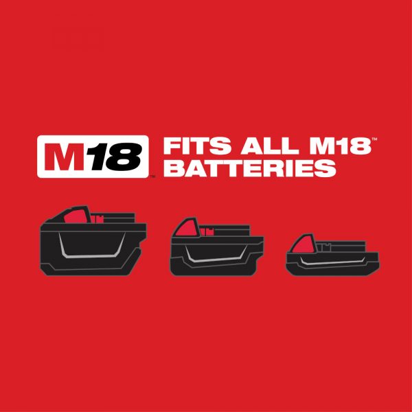 Milwaukee M18™ FUEL Brushless 18-voltios, Llave de impacto 3/4" Inalámbrica con Anillo de Retención y Sistema ONE-KEY™  MW286422,  0 - 1200 ft-lbs, con dos baterías ion de litio de 5.0 amperios, incluye estuche y cargador multivoltaje - Imagen 9
