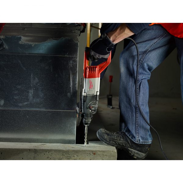 Milwaukee Rotomartillo Alámbrico SDS PLUS 1", 7 amp, 840 Watts, 3.25 Joules, 0 - 5625 GPM, 1500 RPM MW526221 - Imagen 8