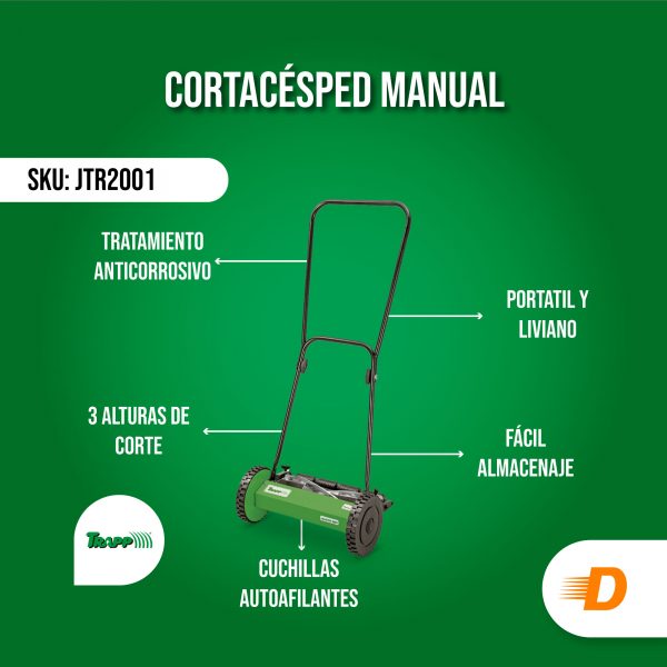 cortacesped manual jtr2001