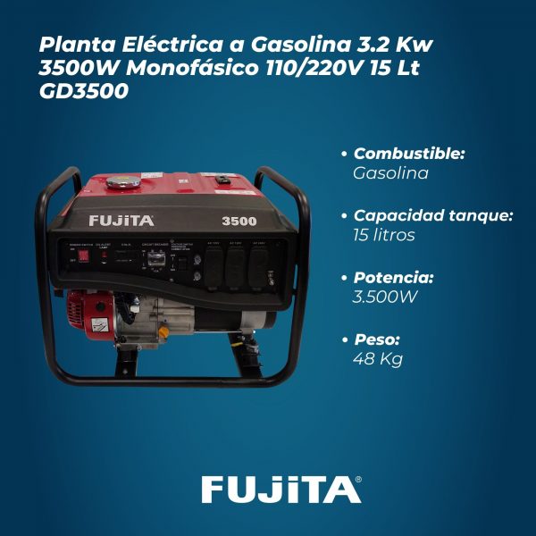 generador fujita gd3500