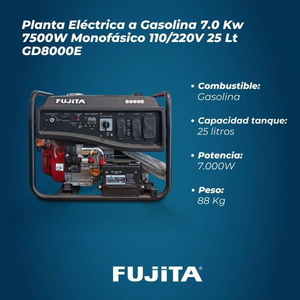 generador fujita GD8000E