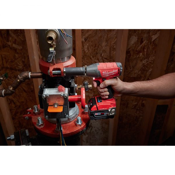 M18™ FUEL Brushless 18-voltios, Llave de impacto 1/2" inalámbrica con anillo de retencion y sistema ONE-KEY™ 2759B-22 Milwaukee, 220 ft-lbs, con dos baterías ion de litio de 5.0 amperios, incluye estuche y cargador multivoltaje. - Imagen 24