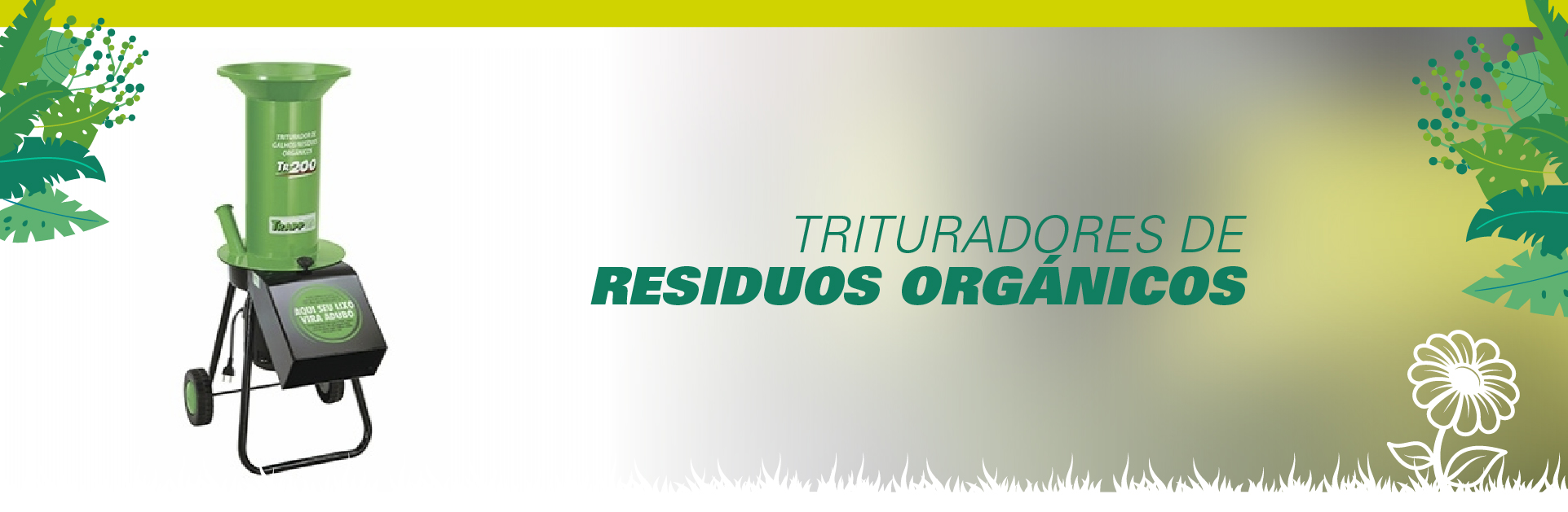 tritutadores de residuos orgánicos