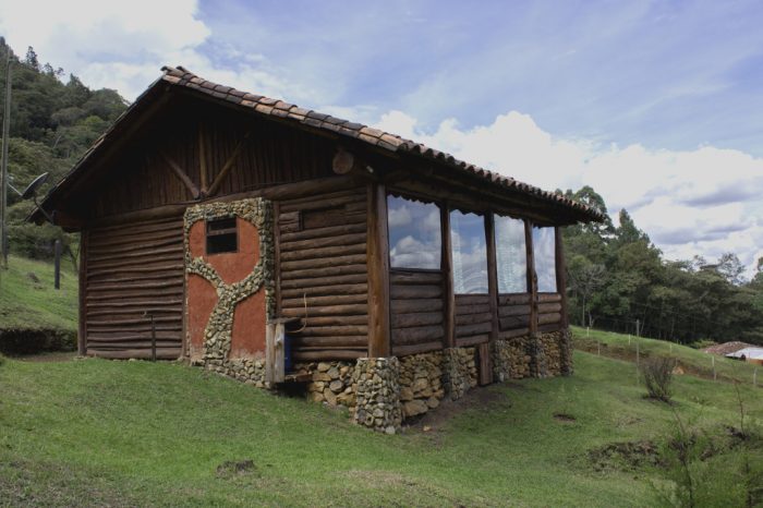 Cabaña de madera