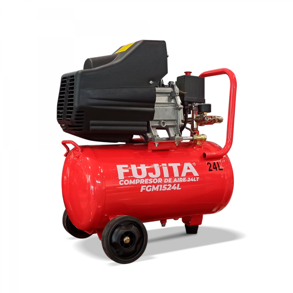 Fujita Compresor De Aire De 2HP y 24 Litros FGM1524L - Imagen 2